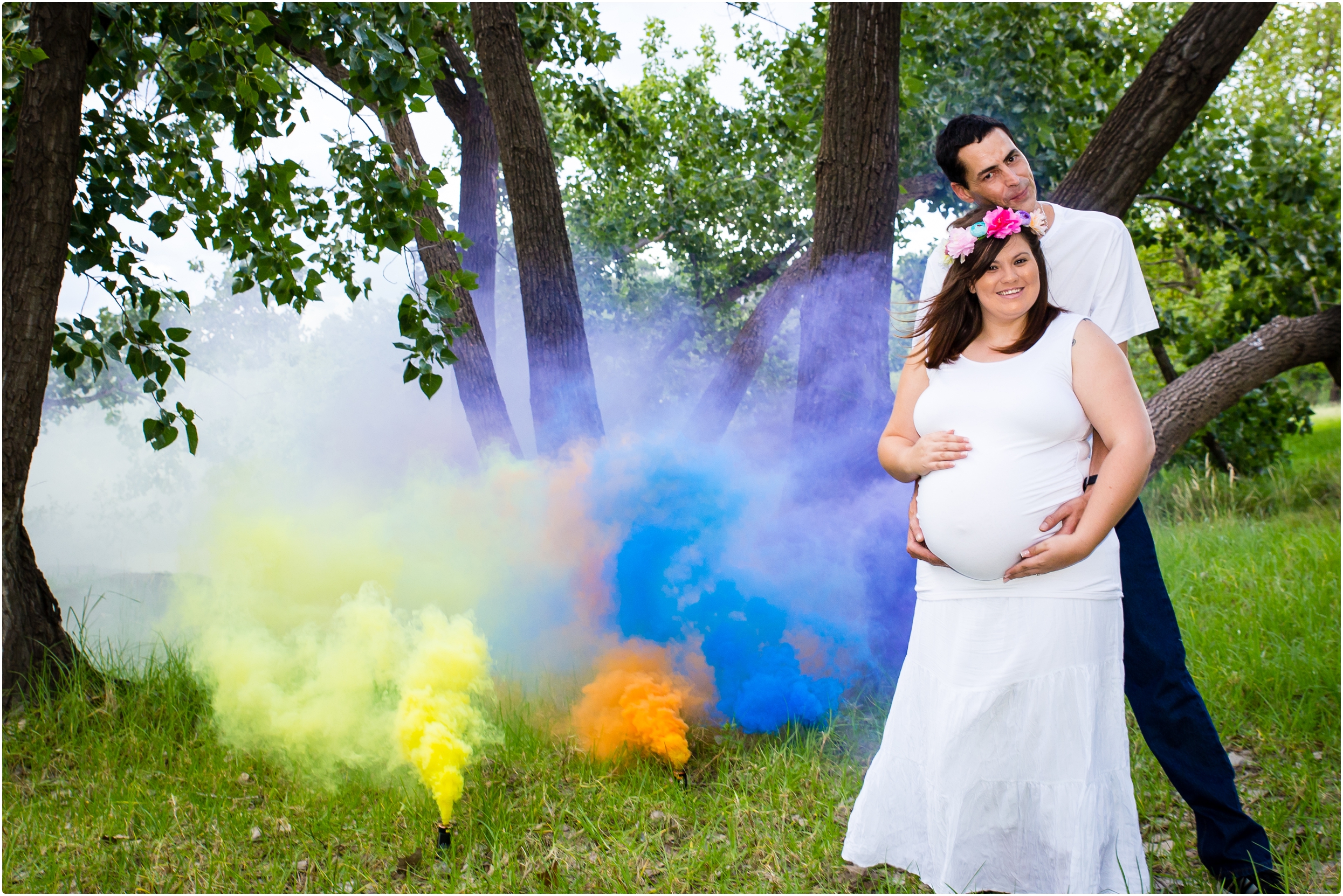 Chris & Nikita … rainbow maternity shoot